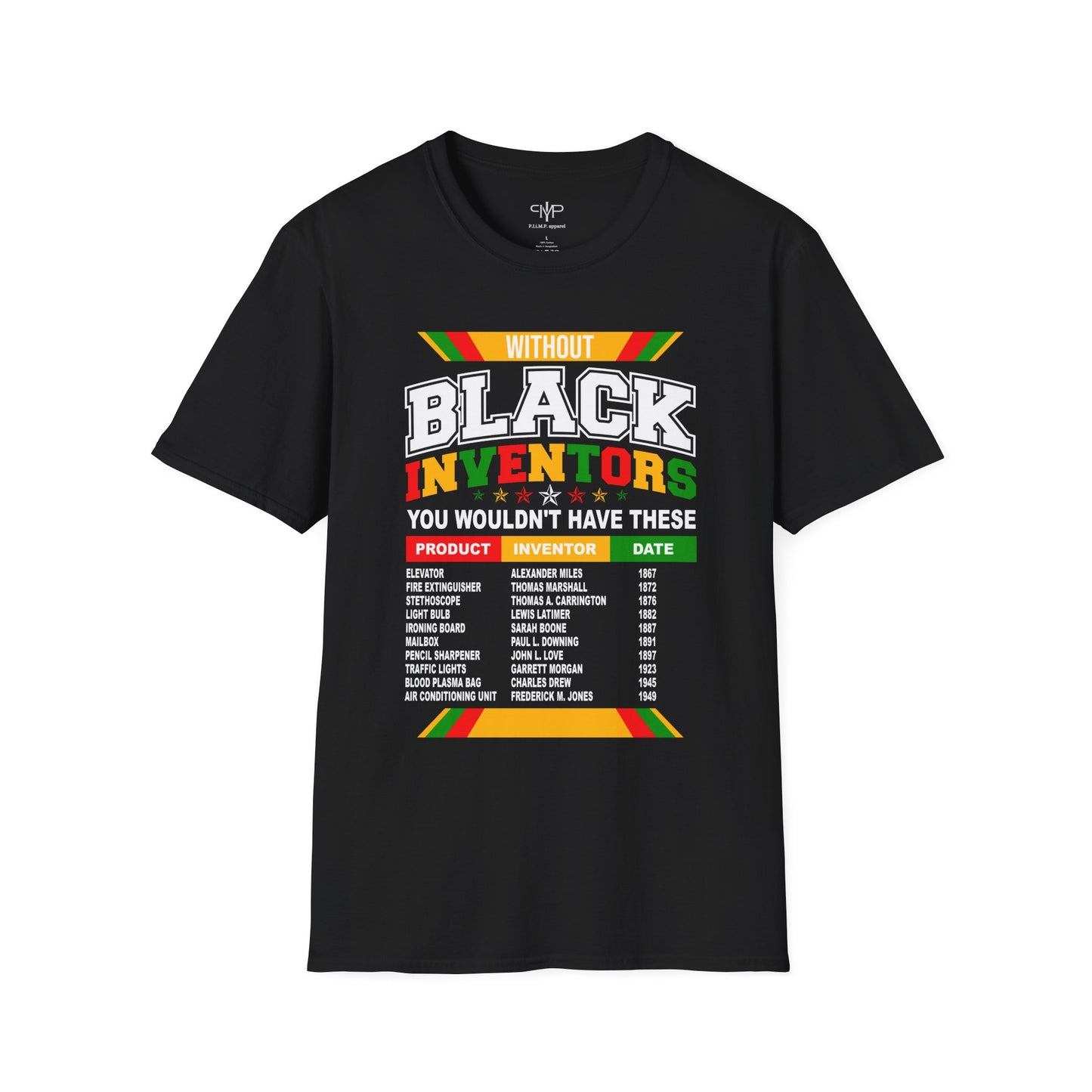 Black Inventors Tee - Celebrating African American Innovators